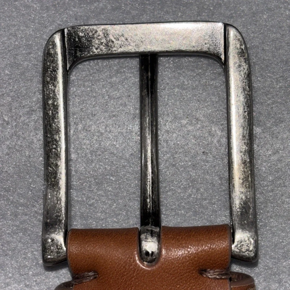 Tommy Bahama Men's Brown Braided Stretch Leather Belt XL 42-44 Woven Casual EUC